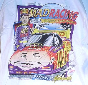 MAD Racing T-Shirt #2, Back View